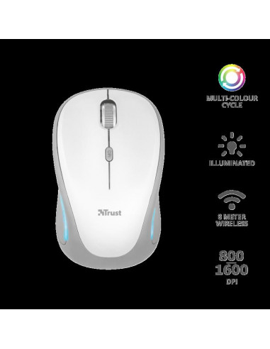 MOUSE TRUST, "Yvi FX" notebook, PC, wireless, optic, USB, 1600