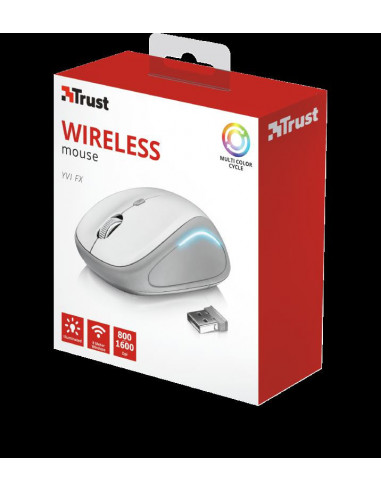 MOUSE TRUST, "Yvi FX" notebook, PC, wireless, optic, USB, 1600
