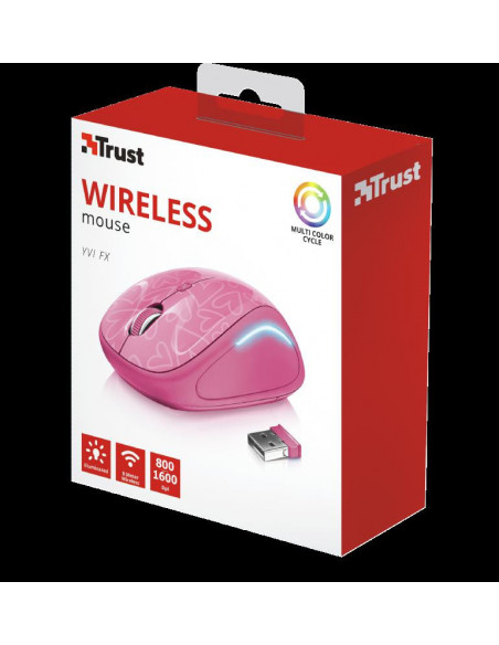 MOUSE TRUST, "Yvi FX" notebook, PC, wireless, optic, USB, 1600
