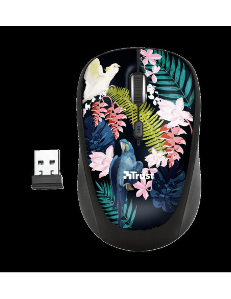 MOUSE TRUST, "Yvi" notebook, PC, wireless, optic, USB, 1600
