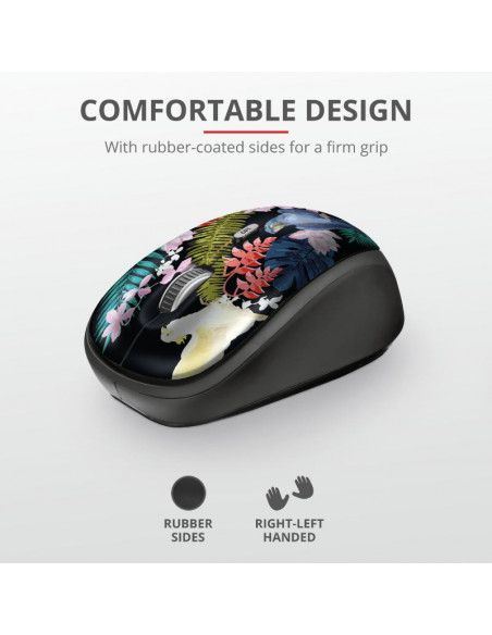 MOUSE TRUST, "Yvi" notebook, PC, wireless, optic, USB, 1600