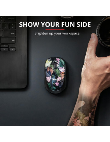 MOUSE TRUST, "Yvi" notebook, PC, wireless, optic, USB, 1600