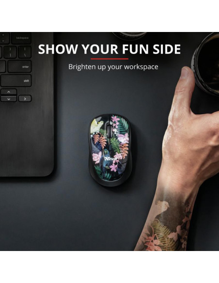 MOUSE TRUST, "Yvi" notebook, PC, wireless, optic, USB, 1600