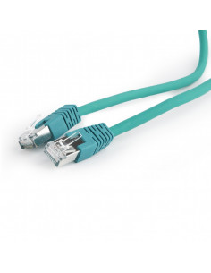 PATCH CORD S/FTP GEMBIRD Cat6a, LSZH, cupru, 2 m, verde, AWG27