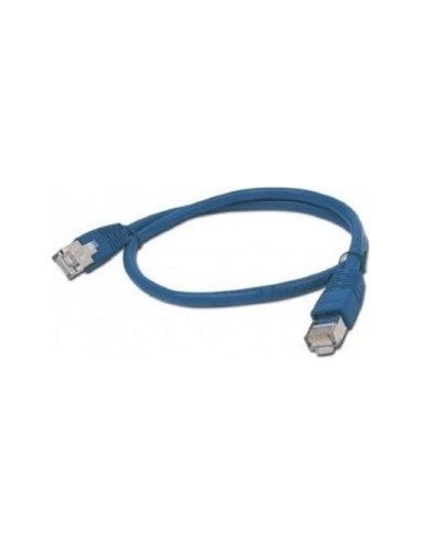 PATCH CORD UTP GEMBIRD Cat5e, cupru-aluminiu, 1 m, albastru PATCH CORD UTP GEMBIRD Cat5e, cupru-aluminiu, 1 m, albastru
