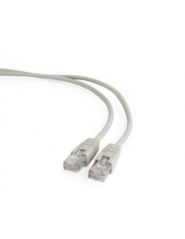 PATCH CORD UTP GEMBIRD Cat5e, cupru-aluminiu, 1.5 m, gri