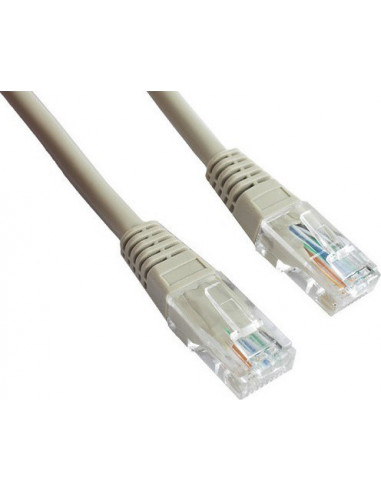 PATCH CORD UTP GEMBIRD Cat5e, cupru-aluminiu, 10 m, gri, AWG26