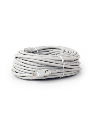 PATCH CORD UTP GEMBIRD Cat6, cupru-aluminiu, 20 m, gri, AWG26