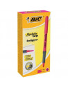 Evidentiator BIC Brite Liner Grip, roz, 12 buc/cutie,811934