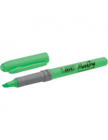 Evidentiator BIC Brite Liner Grip, verde, 12 buc/cutie,811932