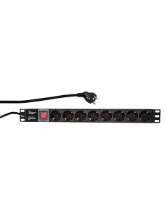 PDU LOGILINK 1U pt. rack 19 inch, 8 prize Schuko, intrare