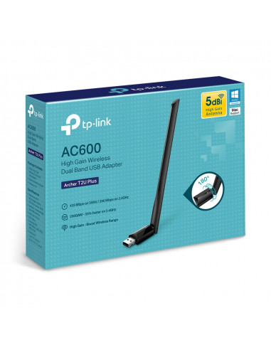 ADAPTOR RETEA TP-LINK AC600, extern wireless 2.4 GHz | 5 GHz