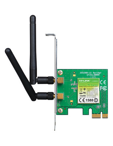 PLACA RETEA TP-LINK, intern wireless 2.4 GHz, PCI-E, port, 300