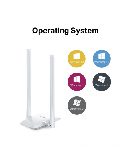 ADAPTOR RETEA MERCUSYS, extern wireless 2.4 GHz, USB 2.0, port