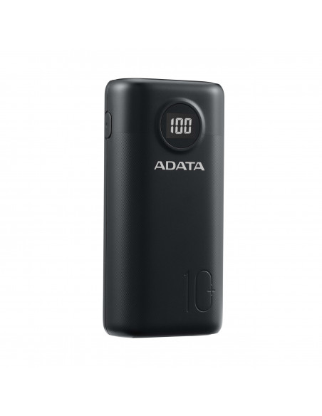 AP10000QCD-DGT-CBK,Acumulator extern ADATA 10000mAh, Quick Charge 3.0 + PD 22.5W, 2 x USB &amp, Negru