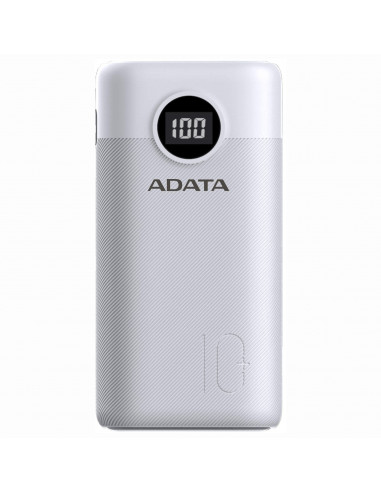 AP10000QCD-DGT-CWH,Baterie portabila A-Data P10000QCD, 10000mAh, 2 x USB, 1 x USB-C