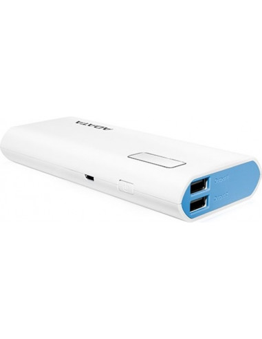 AP12500D-DGT-5V-CWH,POWER BANK USB 12500MAH WHITE/AP12500D-DGT-5V-CWH ADATA
