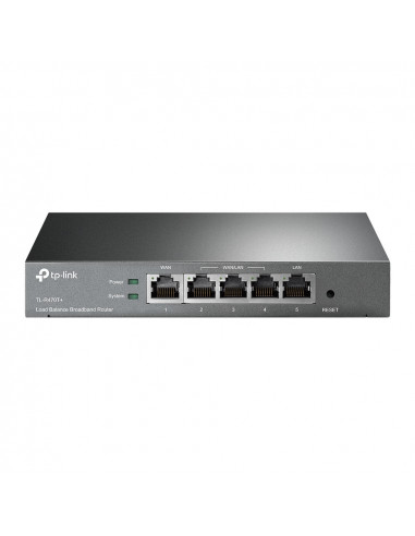 Router TP-Link TL-R470T+, 1xWAN 10/100, 1xLAN 10/100, 3xWAN/LAN