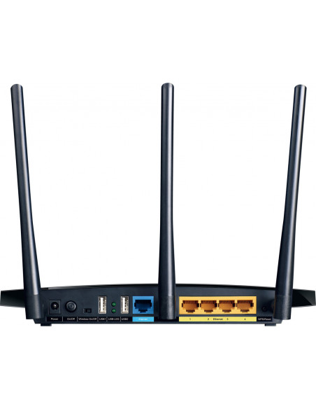 ROUTER TP-LINK wireless 1750Mbps, 4 porturi Gigabit, 3 antene