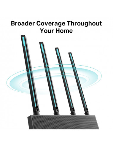 ROUTER TP-LINK wireless 1900Mbps, MU-MIMO, 4 porturi Gigabit, 4