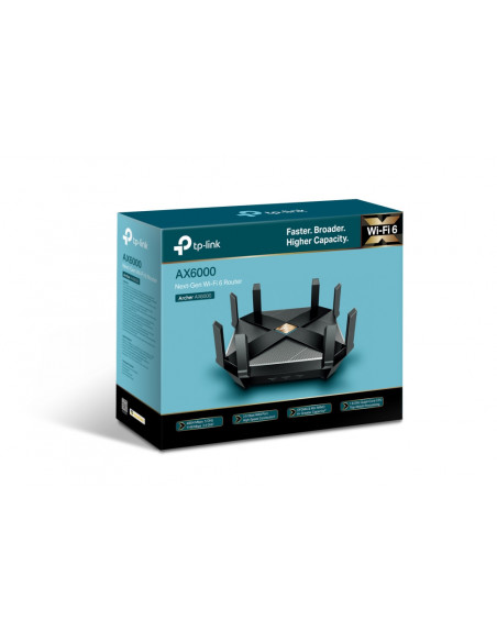 ROUTER TP-LINK wireless 6000Mbps,1 x WAN Gigabit, 8 porturi