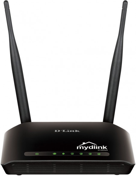 ROUTER D-LINK wireless 300Mbps, 4 porturi 10/100, 2 antene