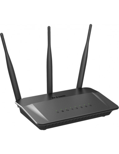 ROUTER D-LINK wireless 750Mbps, 4 porturi 10/100, 3 antene