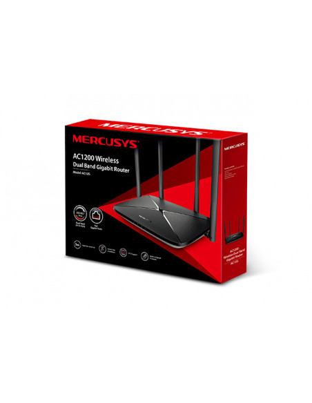 ROUTER MERCUSYS wireless 1200Mbps, 3 porturi 10/100/1000Mbps