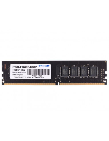 Memorii PATRIOT DDR4 16 GB, frecventa 2400 MHz, 1 modul