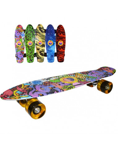 Placa skateboard Grafitti, roti silicon,M350Z-1