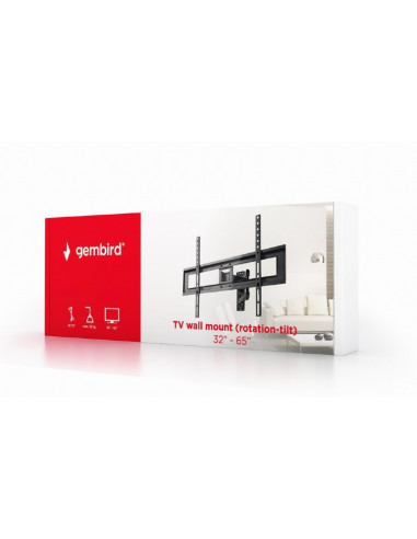 SUPORT de perete GEMBIRD, pt 1 TV/monitor plat, diag. max 65