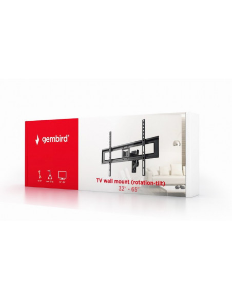 SUPORT de perete GEMBIRD, pt 1 TV/monitor plat, diag. max 65