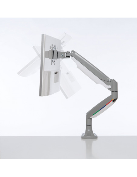 SUPORT de birou KENSINGTON, pt 1 TV/monitor plat, curbat, diag.