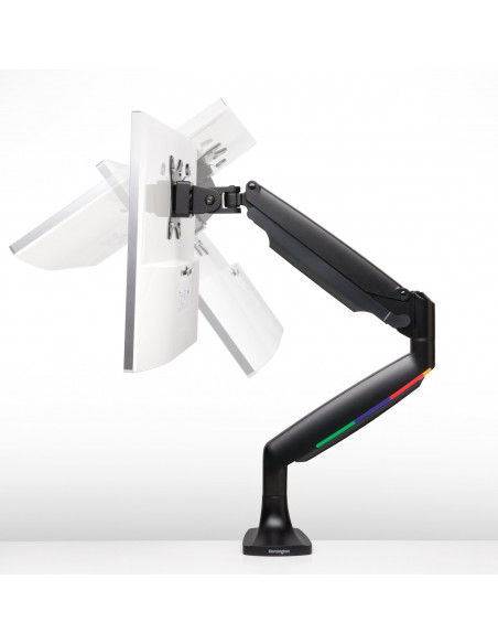 SUPORT de birou KENSINGTON, pt 1 TV/monitor plat, curbat, diag.