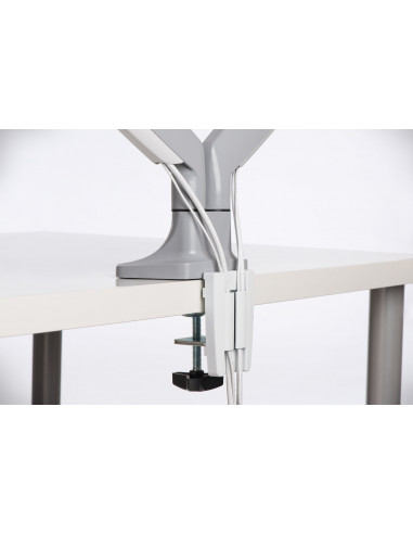SUPORT de birou KENSINGTON, pt 2 TV/monitor plat, curbat, diag.