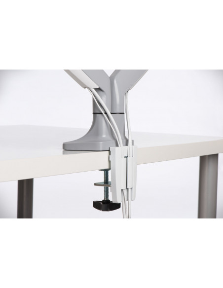 SUPORT de birou KENSINGTON, pt 2 TV/monitor plat, curbat, diag.