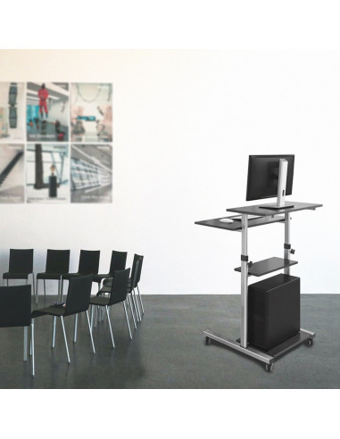 STAND mobil LOGILINK, pt 1 TV/monitor plat, curbat, diag. max