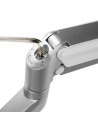 SUPORT de birou LOGILINK, pt 2 TV/monitor plat, curbat, diag.