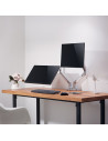 SUPORT de birou LOGILINK, pt 2 TV/monitor plat, curbat, diag.
