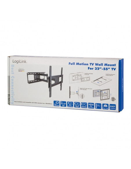 SUPORT de perete LOGILINK, pt 1 TV/monitor plat, diag. max 55