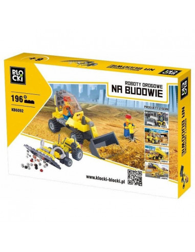 Utilaje Santier 191 piese, Joc Constructie Blocki,UNIQ90804