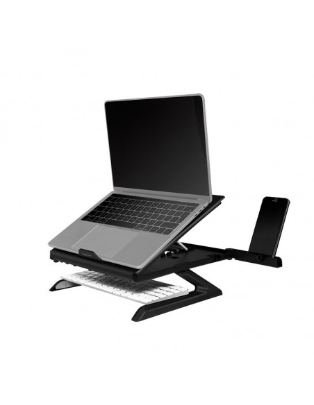 SUPORT de birou LOGILINK pt. notebook, 9 pozitii, holder pt. smartphone