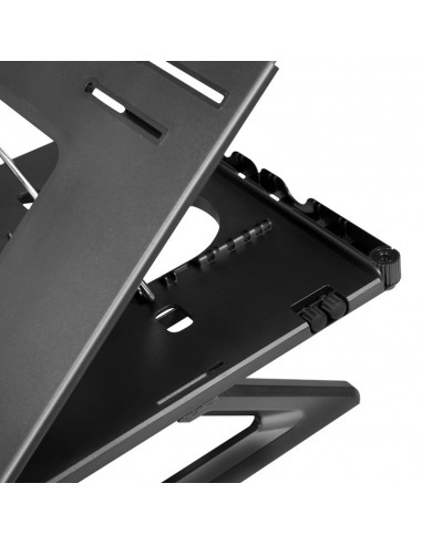 SUPORT de birou LOGILINK pt. notebook, 9 pozitii, holder pt.