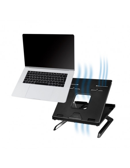 SUPORT de birou LOGILINK pt. notebook, 9 pozitii, holder pt.