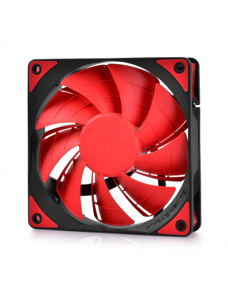 VENTILATOR DEEPCOOL PC 120x120x25 mm, red LED, PWM, Fluid
