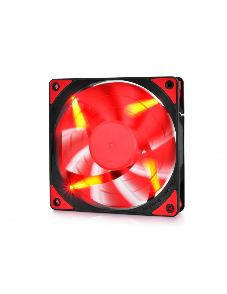 VENTILATOR DEEPCOOL PC 120x120x25 mm, red LED, PWM, Fluid