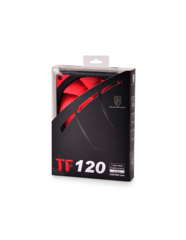 VENTILATOR DEEPCOOL PC 120x120x25 mm, red LED, PWM, Fluid