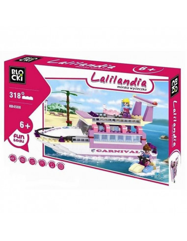 Lalilandia Vapor 318 piese, Joc Constructie Blocki,UNIQ45082