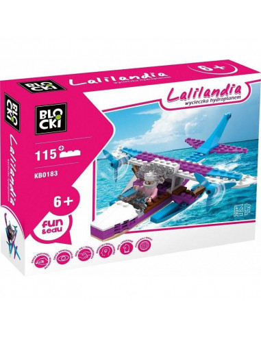 Lalilandia Hidroavion 115 piese, Joc Constructie