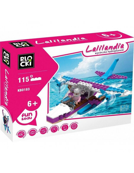 Lalilandia Hidroavion 115 piese, Joc Constructie